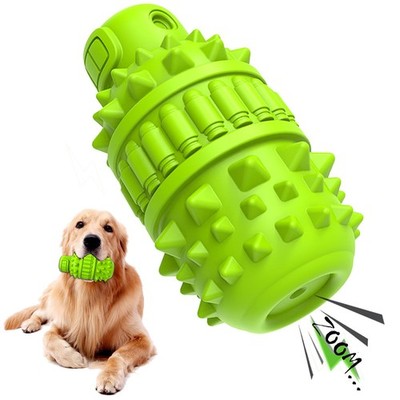 Dog Toys for Aggressive Chewers,Interactive Natural Rubber Chew & Squeaky Toy...