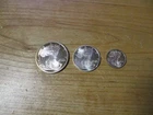 SETSRUS - GSM Walking Liberty .999 Silver Round - "Penny" Rev.  Set of Three