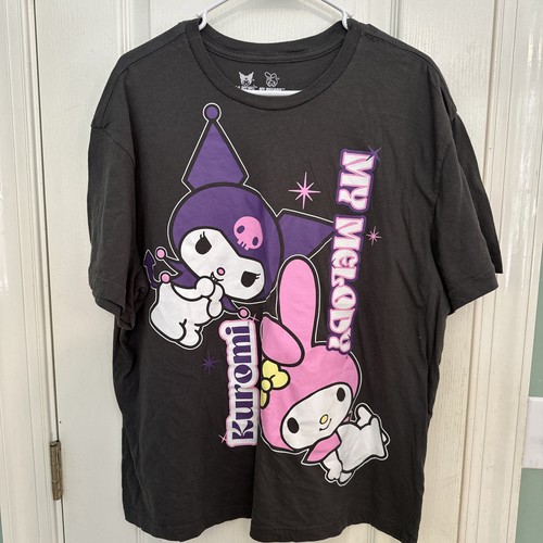 Sanrio Kuromi and My Melody t-shirt Size XL Gray - Picture 1 of 4