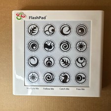 FlashPad Electronic Light Touch Games Toy Element White Pre-owned Memory Game