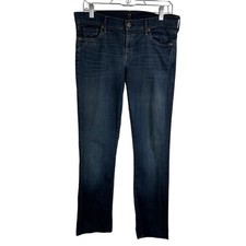 Citizens of Humanity Ava Low Rise Straight Leg Jeans Womens Sz 30 Dark Wash