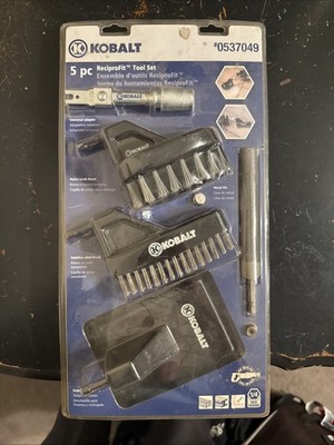 Kobalt 5 Pc ReciproFit Tool Set Reciprocating Saw Attachments #0537049