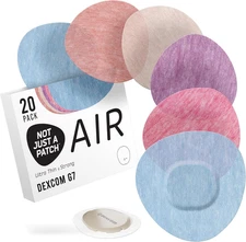 Air Dexcom G7 Adhesive Patches (20 Pack) - Stelo CGM & Dexcom G7 over Patches wi