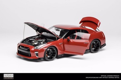 Motorhelix MH 1/18 Nissan GT-R R35 Track Edition Nismo 2020 Vibrant Red 299pcs