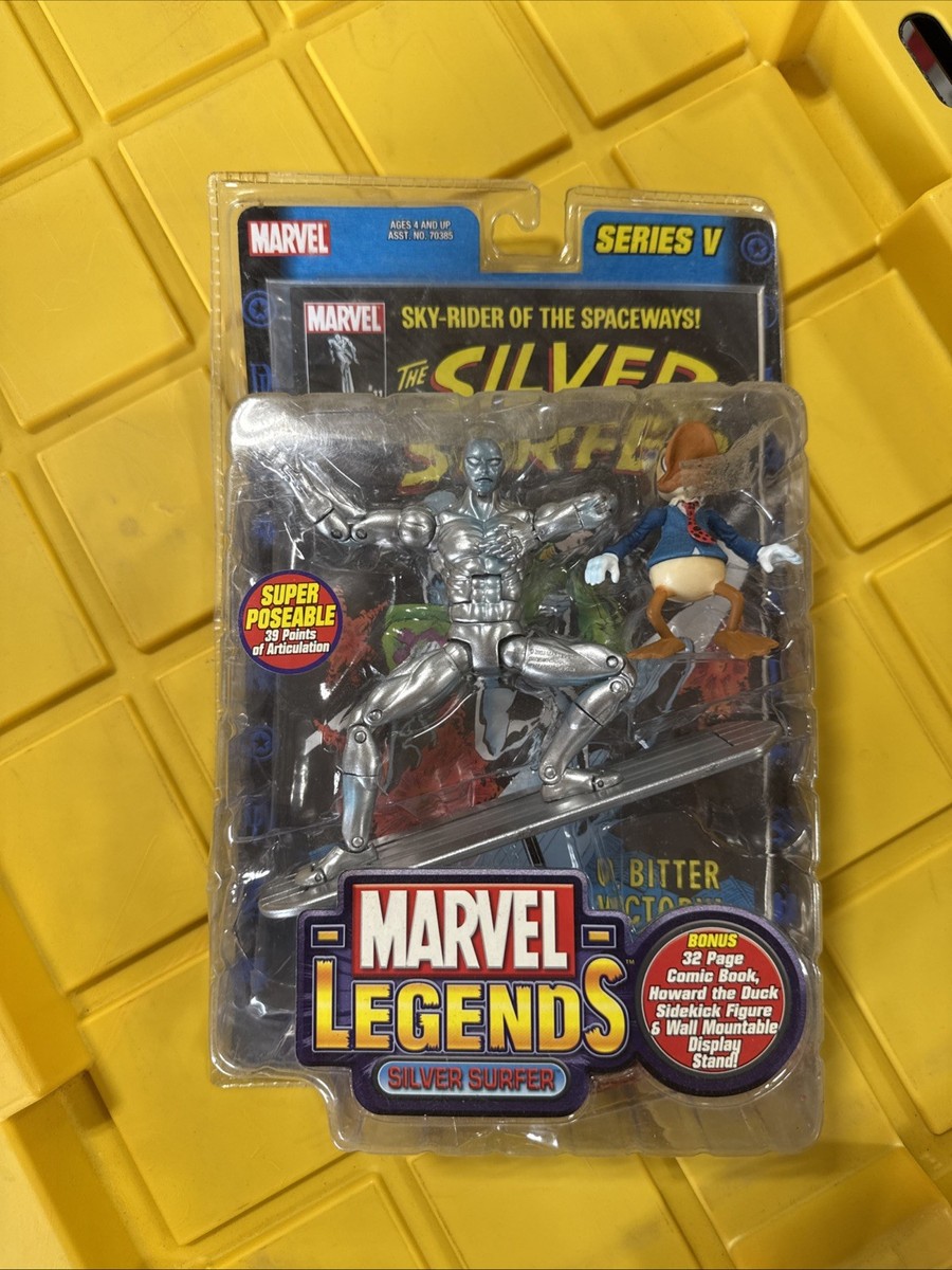 Marvel Legends Series V Silver Surfer Action Figure for sale