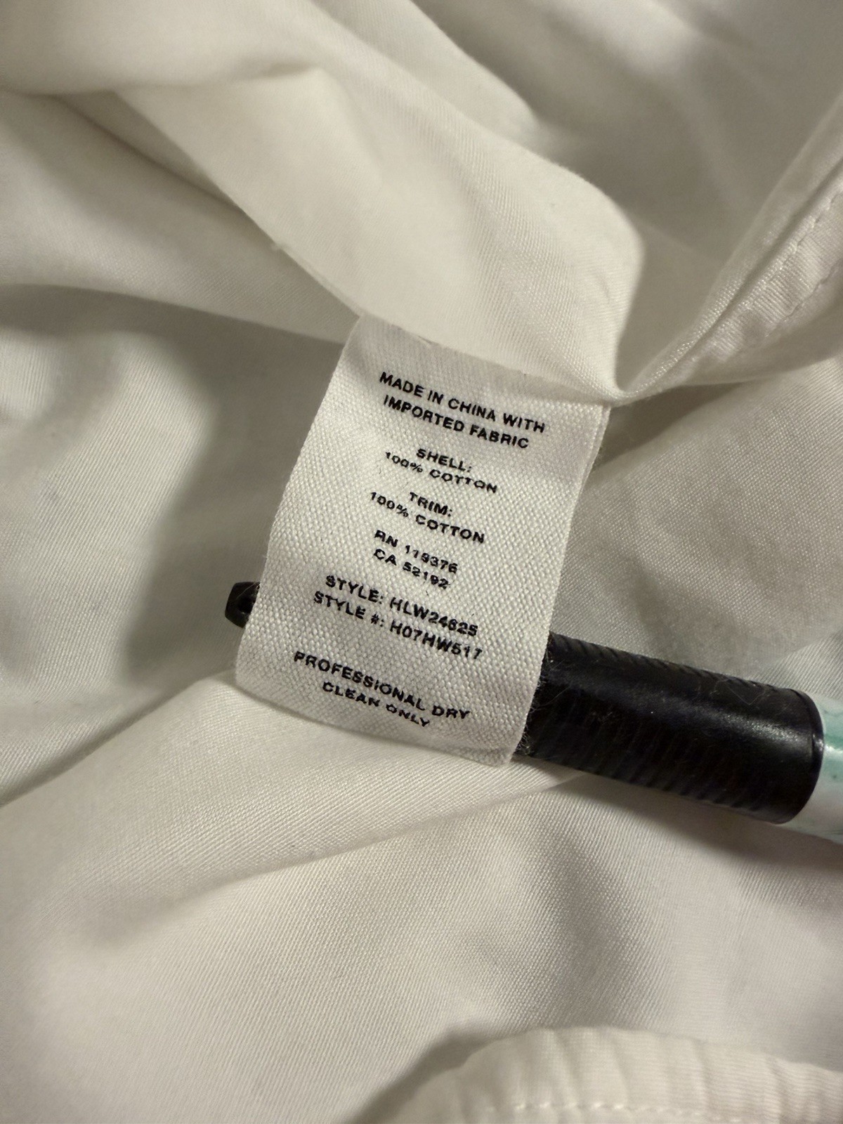 Helmut Lang Basic Oversized Button Up Shirt White… - image 5