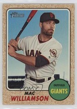 2017 Topps Heritage High Number Gray Back Mac Williamson #629 0b0