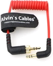 Alvin's Cables Locking 3.5mm TRS to 3.5mm TRS Audio Cable for Sennheiser Deity T
