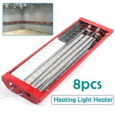 8PCS 2kW Infrared Paint Curing Light Heating ...