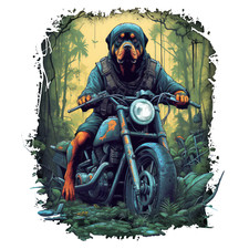 Adesivo auto cane gigante XXXL Rottweiler adesivi cani sticker