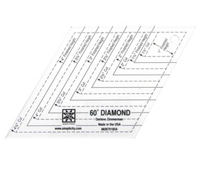 60 diamond shape acrylic quilting template 70659508363 ebay