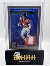 2023 Panini Donruss Elite #18 Jerry Jeudy Craftsman Jerseys Prime Patch /99