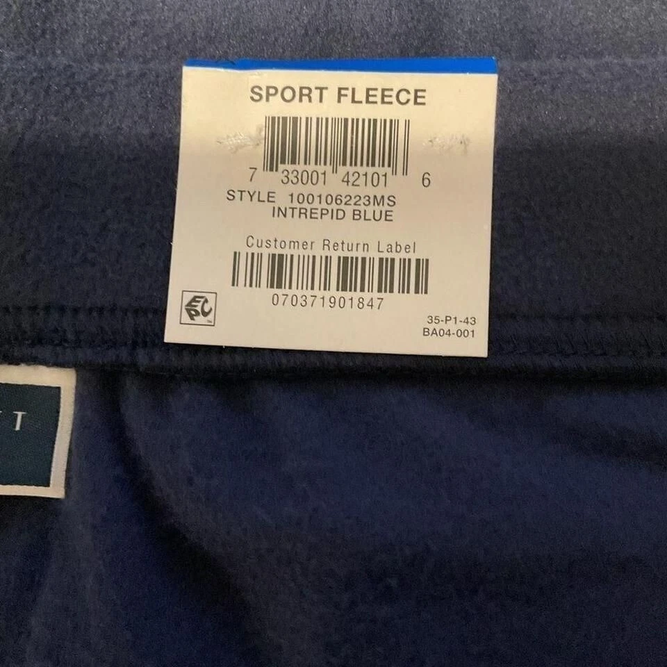 Karen Scott Pantalón Polar Azul Marino Talla XL Foto 4 de 4