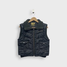 Golddigga Black Puffer Gilet