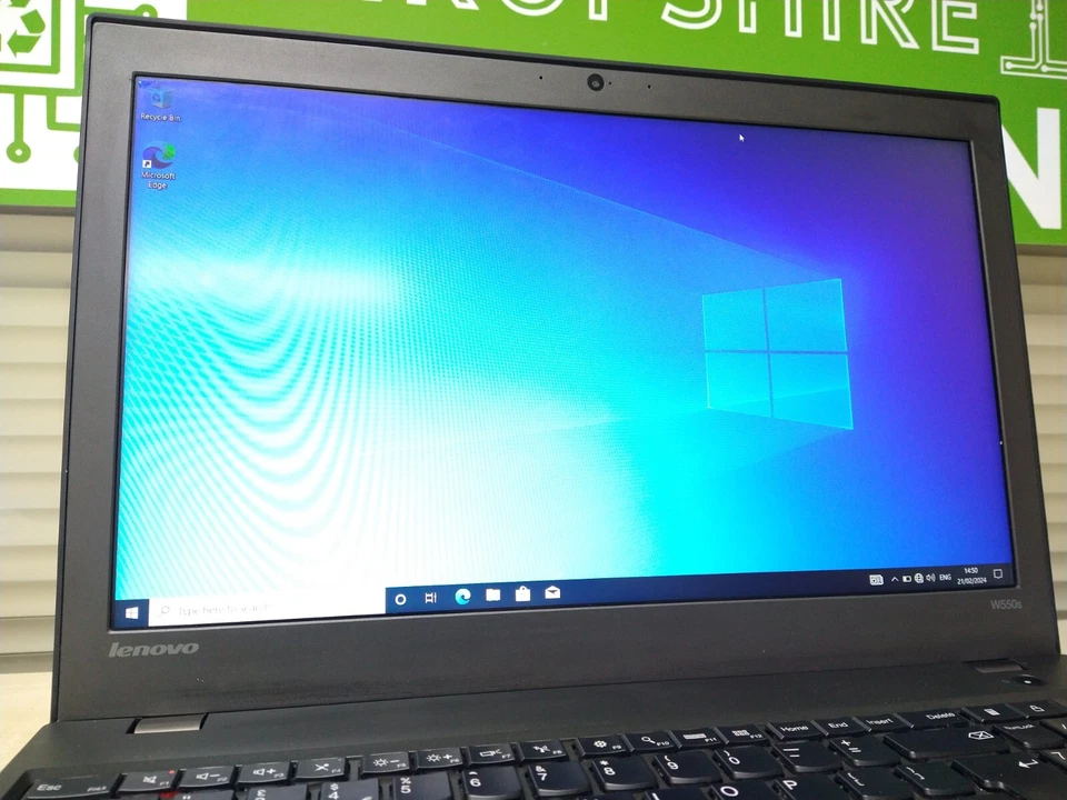 Lenovo ThinkPad W550s i7-5500U 2.4GHz 16GB RAM 256GB SSD *SUNKEN POWER BUTTON* - Image 3 of 4