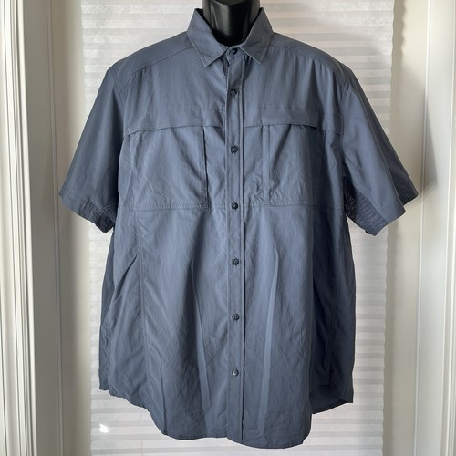 WARHORSEE Chemise de pêche imprimée pour homme UPF 50+ respirante et extensible boutonnée à manches courtes pour la randonnée, Étoile de mer bleue, Petit WARHORSEE Chemise de pêche imprimée pour homme UPF 50+ respirante et extensible boutonnée à manches courtes pour la randonnée, Étoile de mer bleue, Petit