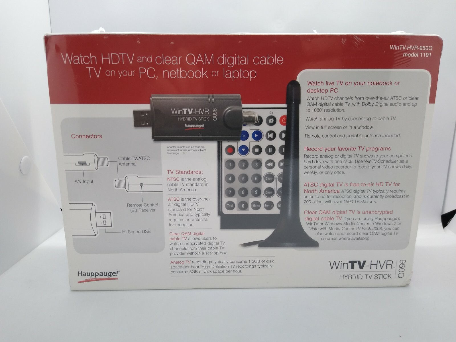 hauppauge wintv-hvr-950q hauppauge wintv-hvr-950q