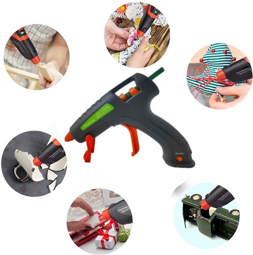 Pistola de pegamento termofusible inalámbrica de 3,7 V 30 W para manualidades y herramientas palos de 7 * 100 mm - Imagen 3 de 6