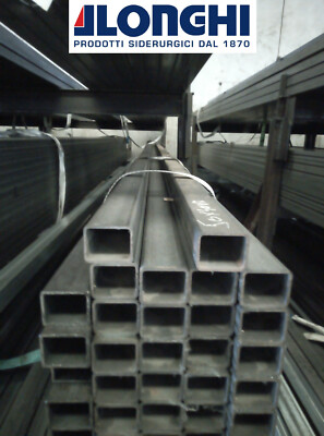 TUBOLARE FERRO ACCIAIO QUADRO 40X40X3 Mm. BARRA PROFILO 3 PEZZI Da 2 METRI - Foto 14