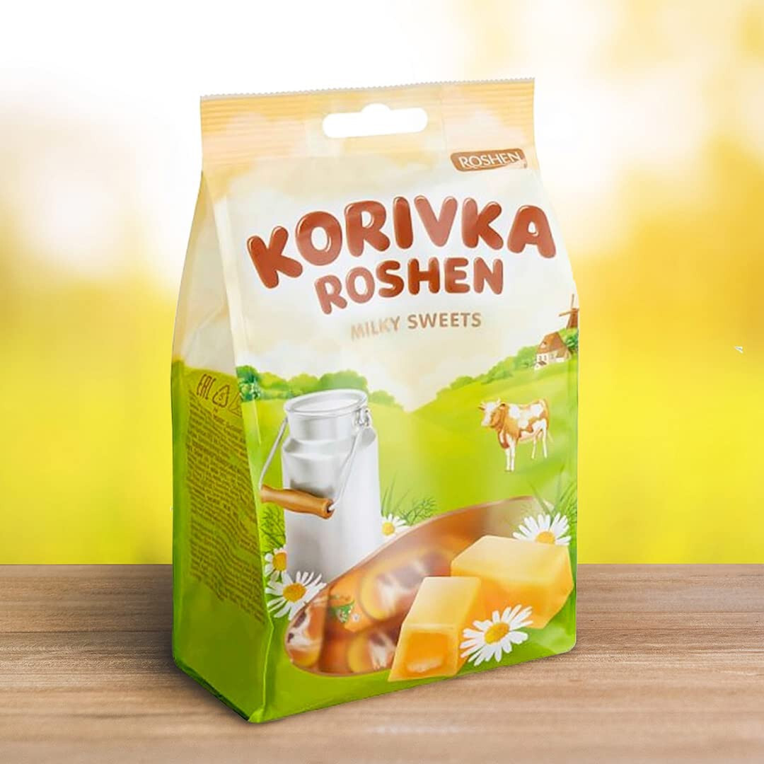Ukrainian ROSHEN Sweets Milky Fudge Candy | Grelly België