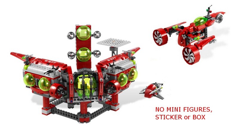 LEGO 8060 & 8077 - Atlantis Exploration HQ & Typhoon Turbo Sub