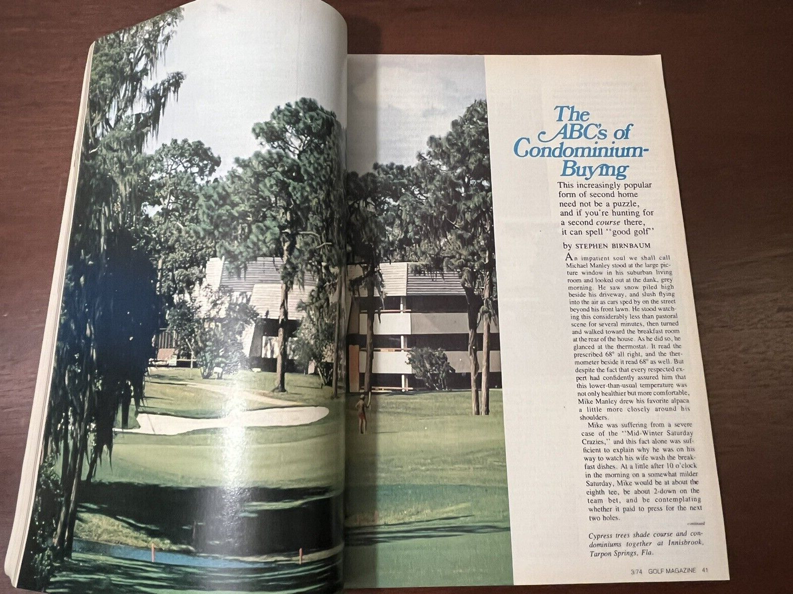 GOLF MAGAZINE March 1974 Equipment Issue - Help For Duffers!