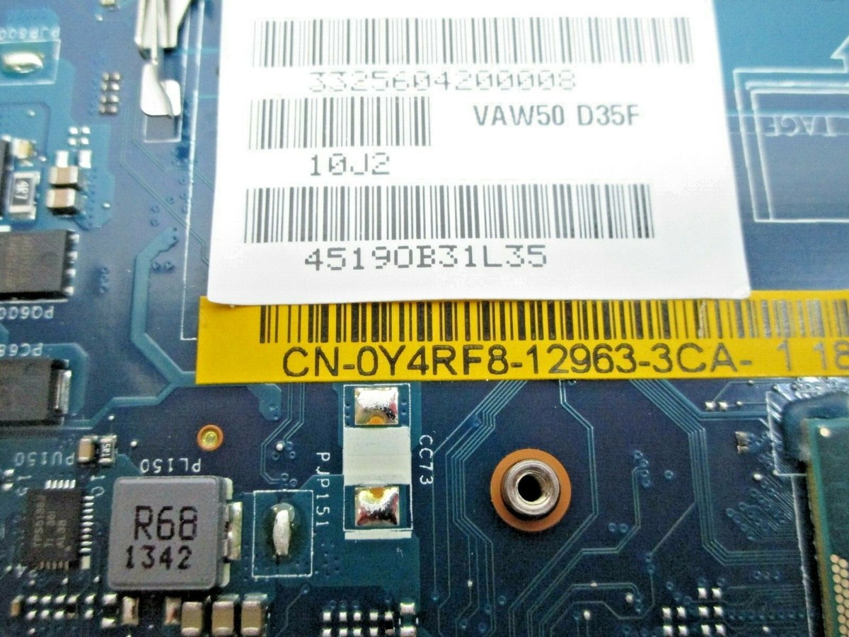 New Dell OEM Latitude E5540 Motherboard w/ Intel i5-4300U SR1ED