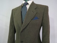 VTG Giorgio Armani Le Collezioni Italy heavy tweed three button sport coat 42 R