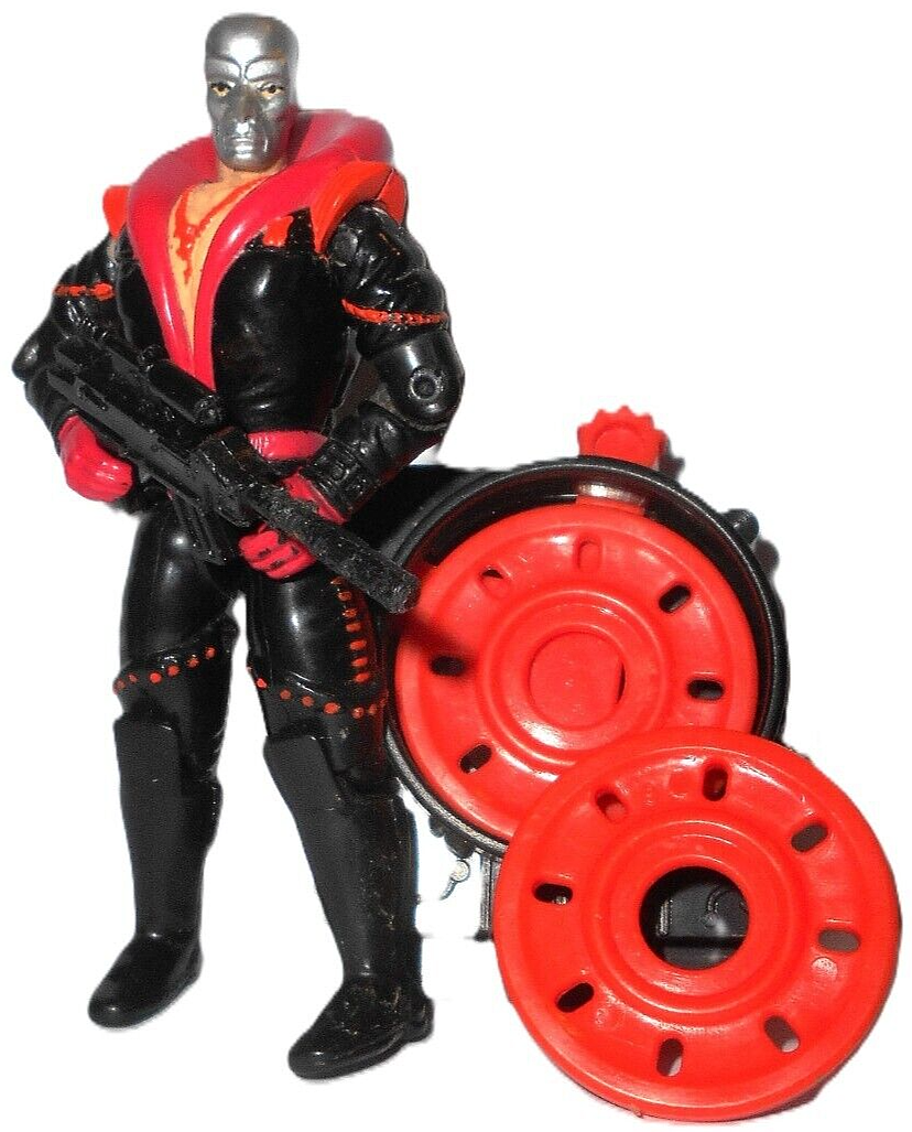 ビンテージ　ハスブロ　G.I. JOE ジョー 空軍パーツ　ジャンク 100% Complete*** GI Joe 1992 DESTRO vintage v3 gun disc launcher