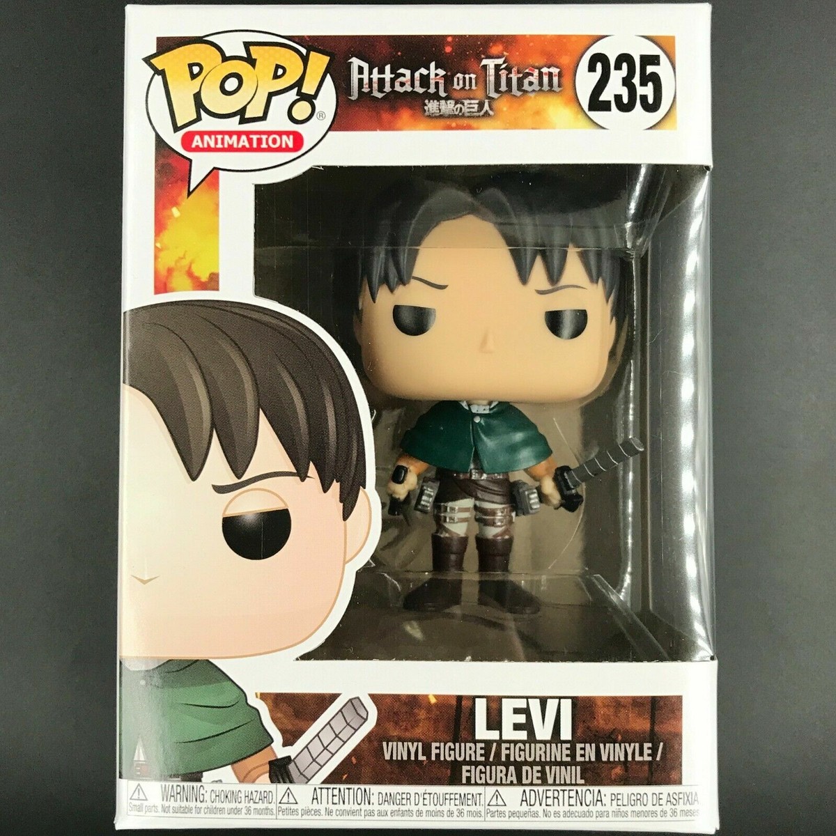 Funko Pop! Anime: Attack on Titan - Captain Levi Ackerman #235
