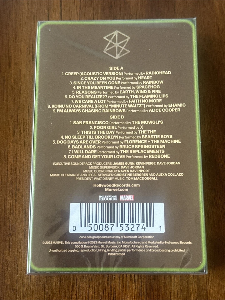 Guardians of the Galaxy Vol 3 Awesome Mix 3 (Lime Green Cassette, 2023) Gamora - Image 2 of 2