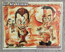 Tattoo Studio Shop Flash Single John Lloyd Vampire Frankenstein 11" X 14" Print