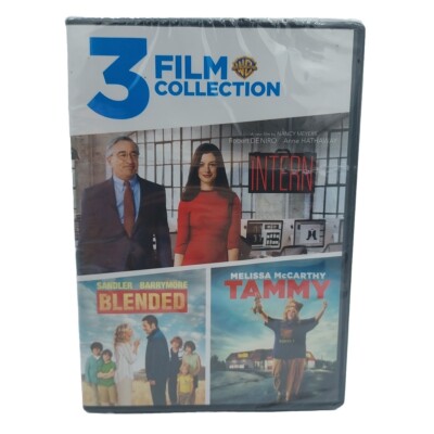 3 Film Collection: The Intern / Tammy / Blended [New DVD] 2 Pack, Eco Amaray C