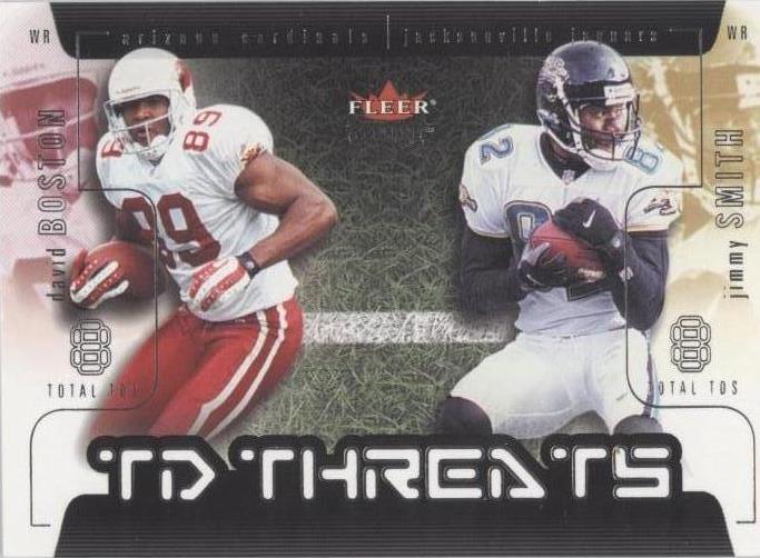 2002 Fleer Genuine David Boston Jimmy Smith #4 TD - 1 of 2