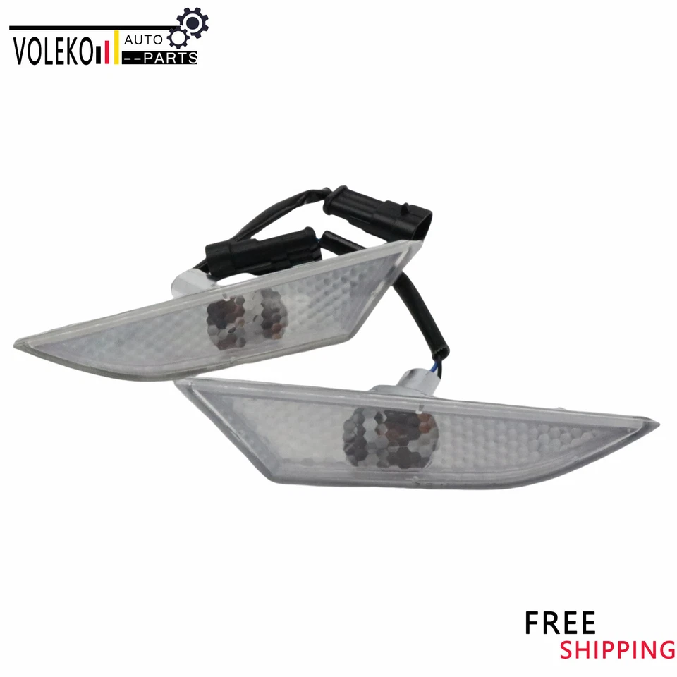 Lente indicadora lateral transparente con bombilla para Gallardo Base Coupe 2 puertas 04-09 Foto 2 de 4