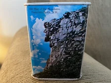Vintage New Hampshire Tin Bank-Old Man Of The Mountain-Jackson NH Bridge