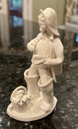 Fischerfigur Skulptur Elfriede Meindl Nova Scotia 1981 Keramik Handarbeit - Bild 2 von 13