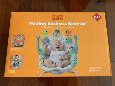 bright starts monkey business bouncer