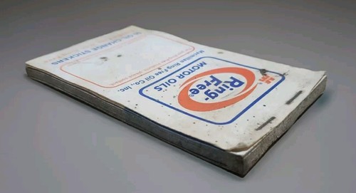 Vintage Macmillan Ring Free Motor Oils - Oil Change Stickers Partial Booklet - Picture 7 of 11