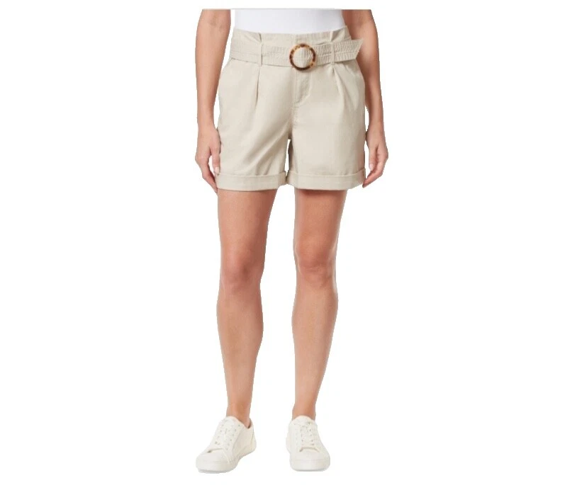 Shorts Marrom Gloria Vanderbilt de Algodão para mulheres