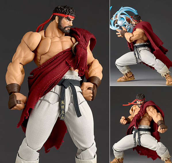 Revoltech Amazing Yamaguchi Street Fighter 6 Ryu Figure Kaiyodo