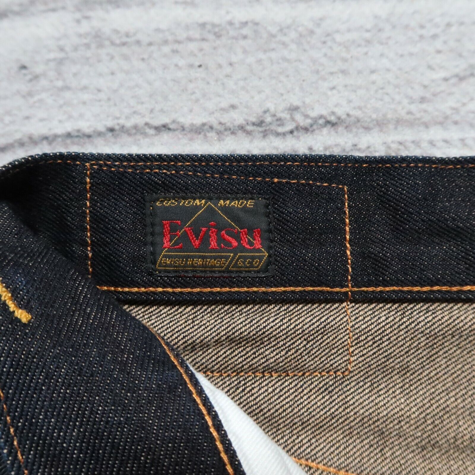 Vintage Evisu Big Logo Selvedge Denim Jeans Made … - image 6