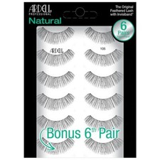 Ardell 105 Eyelashes Pack of 6 pair New Packaging Natural Look