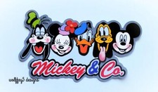 DISNEY TITLE FRIENDS KID Premade paper piecing scrapbook diecut piece page art