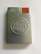 Lucky Strike Gasfeuerzeug, silber