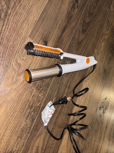 InStyler Rotating Hot Iron 3-n-1 Hair Straightening Curling 1 1/4" IS1001 TESTED - Picture 4 of 5