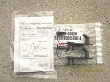 92 - 11 TOYOTA CAMRY CE LE SE XLE SET OF 2 FLOOR MAT CLIP CARPET CLIP 00820 NEW