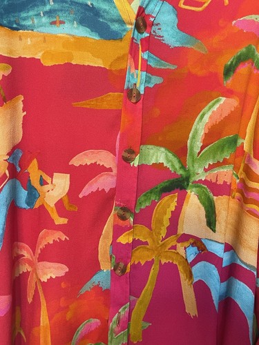 Farm Rio Größe Medium Ipanema Uni Top Shorts Set rot tropisch LESEN neu mit Etikett $ 185 - Bild 9 von 24