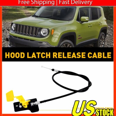 Hood Latch Release Cable Assembly 912-487 For 2015-2023 Jeep Renegade