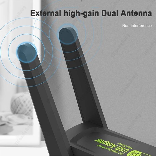 USB 3.0 Wireless WIFI Adapter 1300Mbps Long Range Dongle Dual Band 5ghz Network - Bild 12 von 24